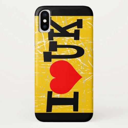 I love United Kingdom iPhone X Case