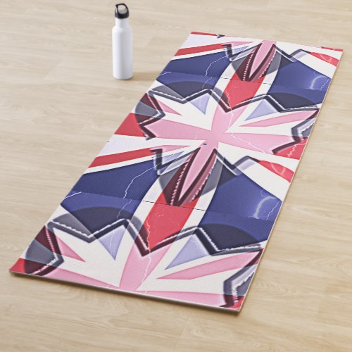 I Love United Kingdom Sports and Games Yoga Mat