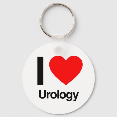 i love urology keychain