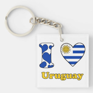 I love Uruguay Keychain