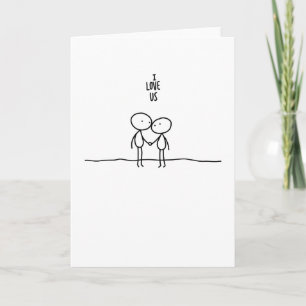I LOVE US Greeting Card