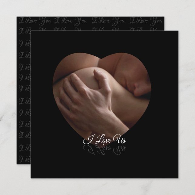 I Love Us Greeting Card (Front/Back)