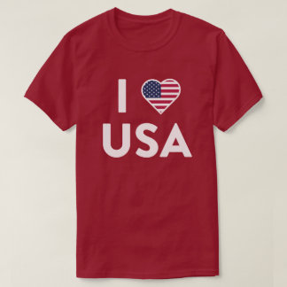 I Love USA America 250th Anniversary T-Shirt