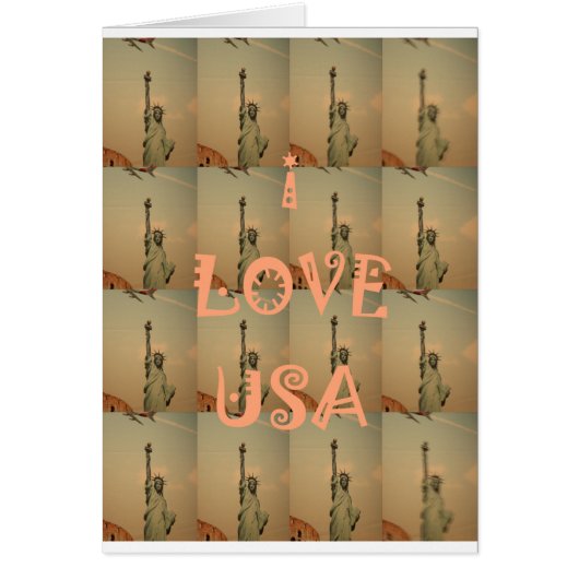 I Love USA Cards (Front)