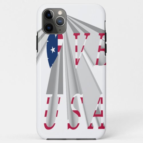 I LOVE USA iPhone 11 PRO MAX CASE