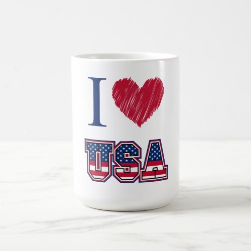 I love USA Coffee Mug