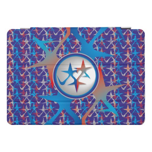 I LOVE USA/EEUU FLAG/STARS/FLAG BY MASANSER PIXEL iPad PRO COVER