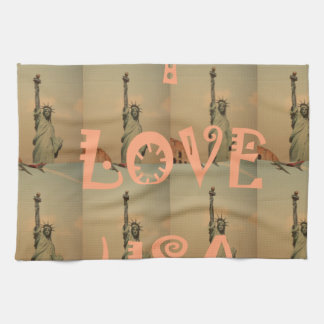 I Love USA Kitchen Towel