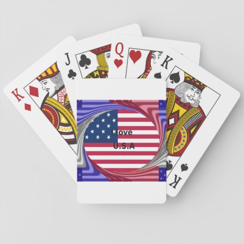 I LOVE USA PLAYING CARDS