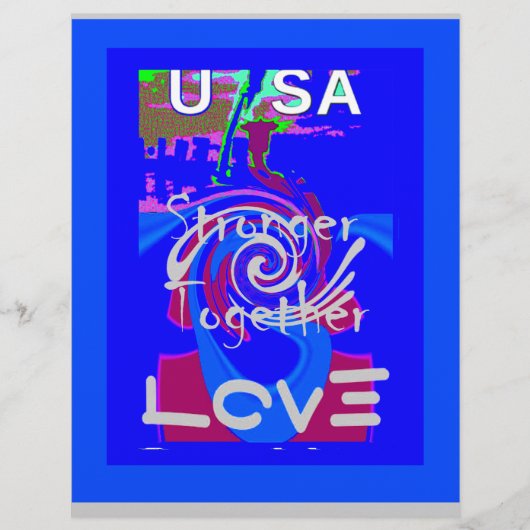 I love USA: Stronger Together (Front)