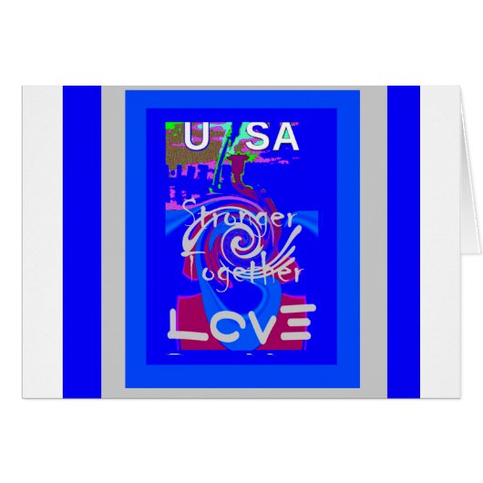 I love USA: Stronger Together (Front Horizontal)