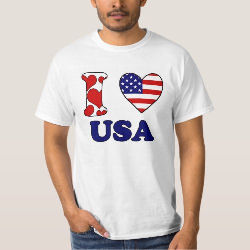 I love USA T_Shirt