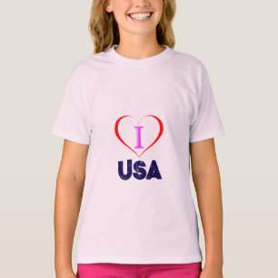 I Love USA T-Shirt