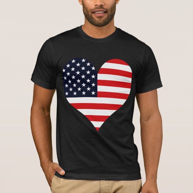 I Love Usa T-Shirt (Front)