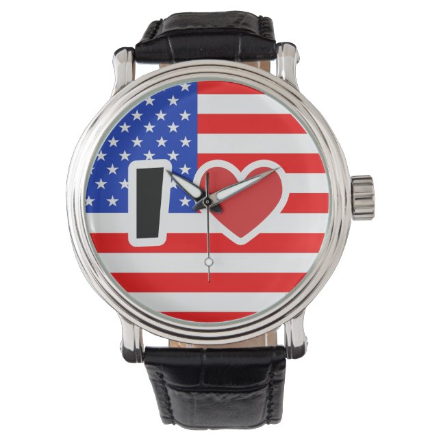 I love USA Watch (Front)
