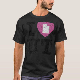 I Love UT Utah Beehive State National Parks Mighty T-Shirt