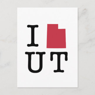 I Love Utah Postcard