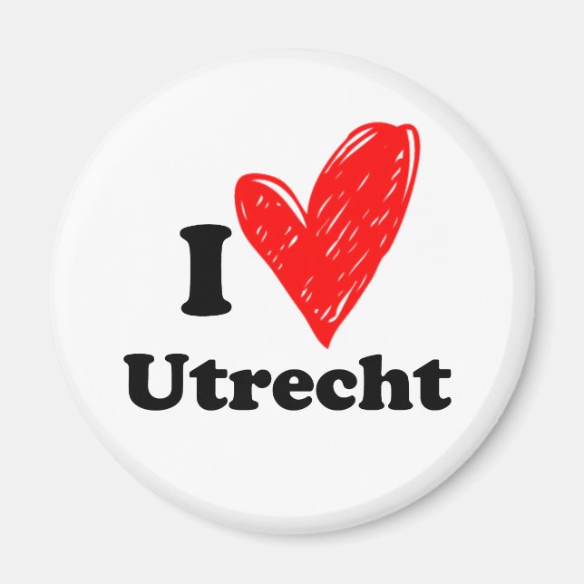 I love Utrecht Magnet (Front)