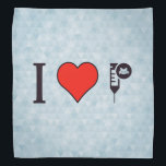I Love Vaccinations Bandana<br><div class="desc">Great, I Love vaccinations product. Perfect for any animal fan! This is also a great cat gift for any occasion. For more unique syringe products, visit us.</div>