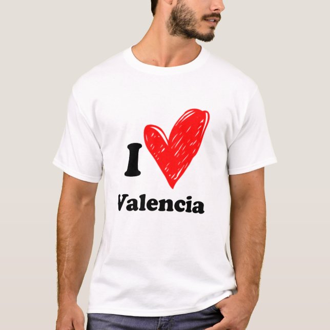 I love Valencia T-Shirt (Front)