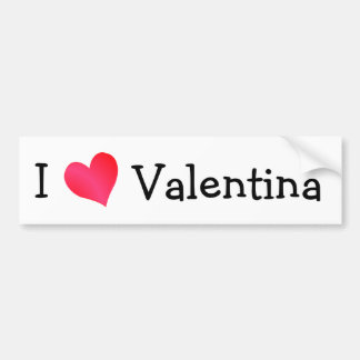 I Love Valentina Gifts on Zazzle