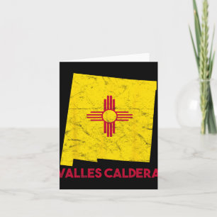 I Love Valles Caldera New Mexico Nm Retro Souvenir Card