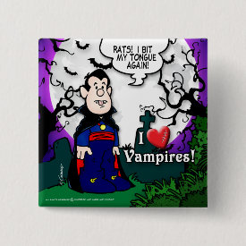 I Love Vampires Button