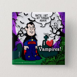 I Love Vampires Button