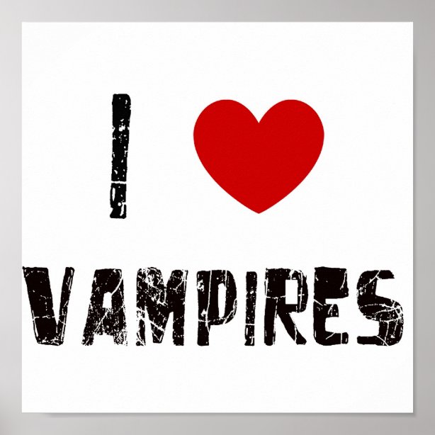 Vampire Love Art & Wall Décor Zazzle