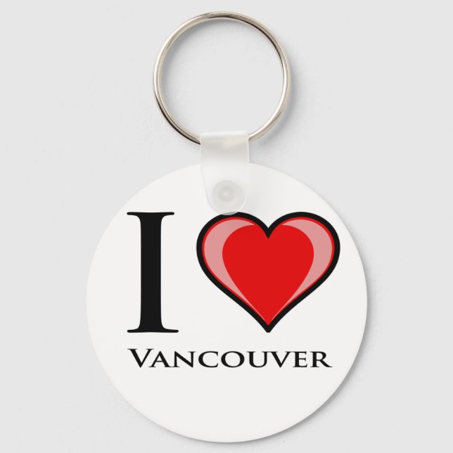 I Love Vancouver Keychain (Front)