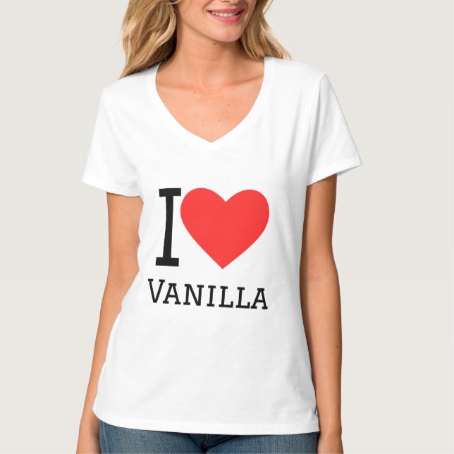 I love vanilla T-Shirt (Front)