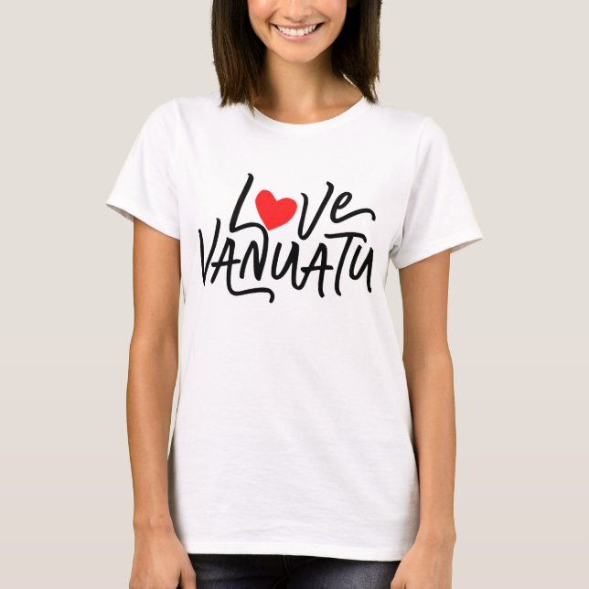 I Love Vanuatu T-Shirt (Front)