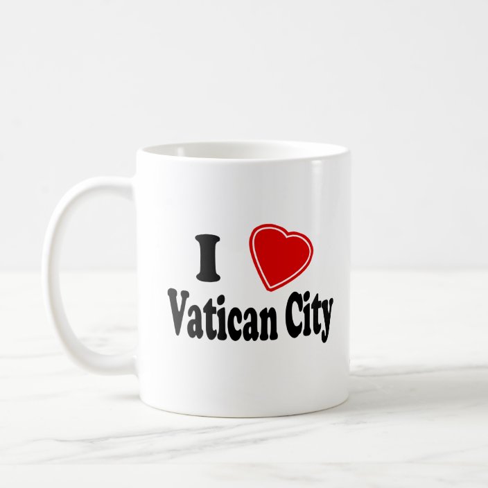 I Love Vatican City Drinkware