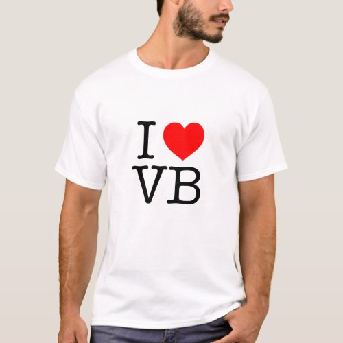 I love VB Virginia Beach T_Shirt