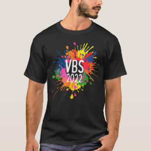 I Love VBS 2022 Crew Vacation Bible School Paint S T-Shirt