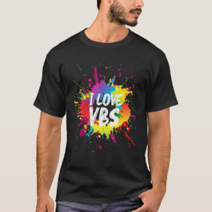 I Love Vbs Tees Crew Vacation Bible School Paint S