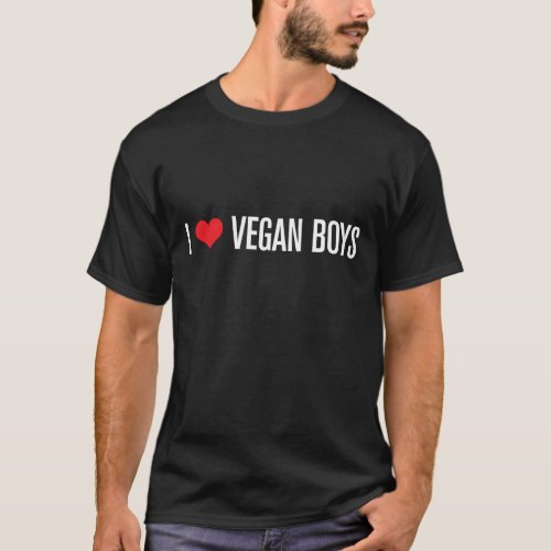 I Love Vegan Boys T_Shirt