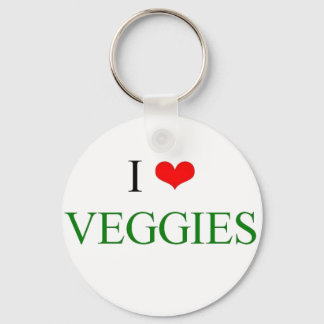 I love veggies keychain