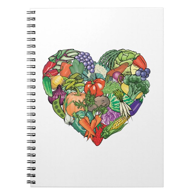 I Love Veggies Notebook (Front)