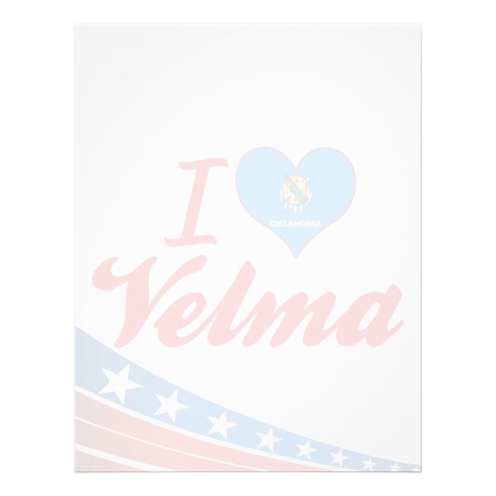 I Love Velma, Oklahoma Custom Letterhead