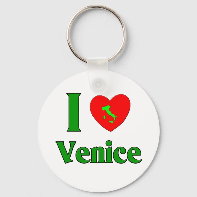 I Love Venice Keychain (Front)