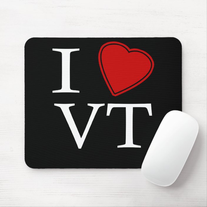 I Love Vermont Mouse Pad