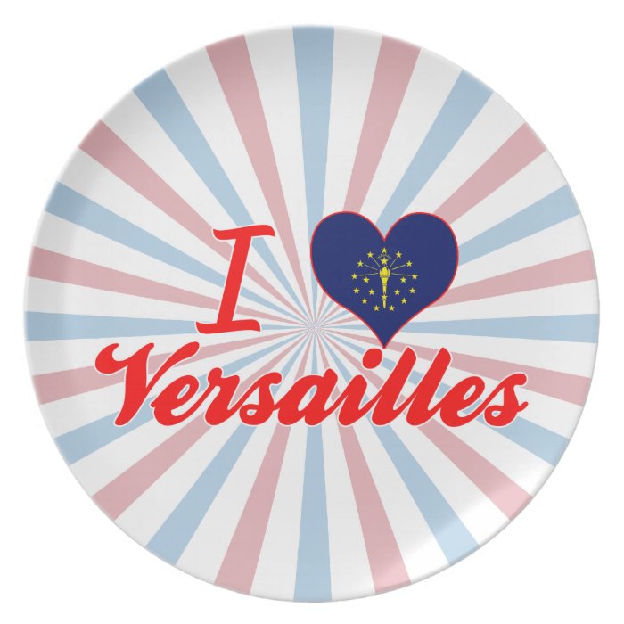 I Love Versailles, Indiana Plate