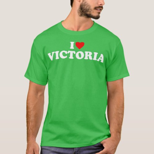 I Love Victoria Heart T_Shirt