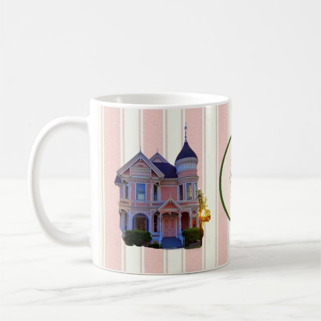"I Love Victorian Houses" Coffee Mug Design #6 (Left)