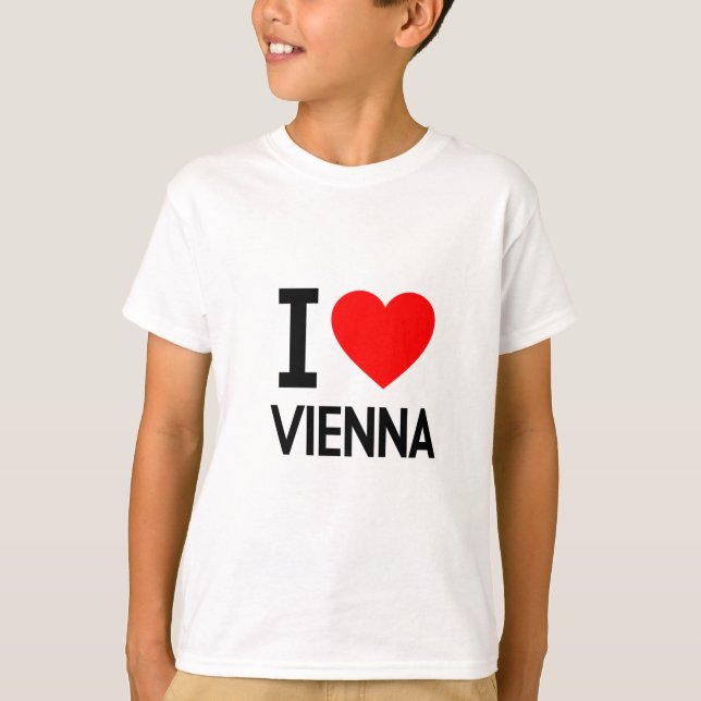 I Love Vienna T-Shirt (Front)