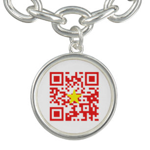 I Love Vietnam (Tôi Yêu Việt Nam) Flag QR Code Bracelet