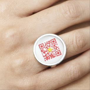 I Love Vietnam (Tôi Yêu Việt Nam) Flag QR Code Ring