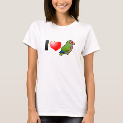 I Love Vinaceous Amazons Women's Basic T-Shirt