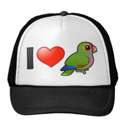 I Love Vinaceous Amazons Trucker Hat